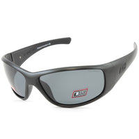 Dirty Dog Ridge Satin Black/Grey Polarised Men's Sports Sunglasses 53621