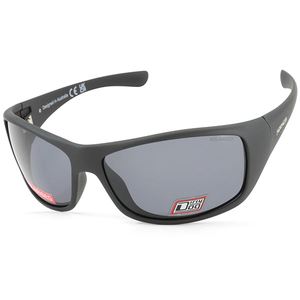 Dirty Dog Icicle Satin Black/Grey Polarised Men's Sunglasses 53541
