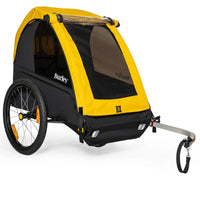 Burley Bee Double Bike and E-Bike Compatible Kids Bike Trailer (2023 Model)