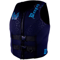 Weapon Super Size 7XL-8XL Neoprene PFD Buoyancy Life Vest Jacket Black/Blue