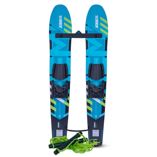 Jobe Hemi Kids 46-Inch Combo Beginner Water Ski Trainers (Blue)