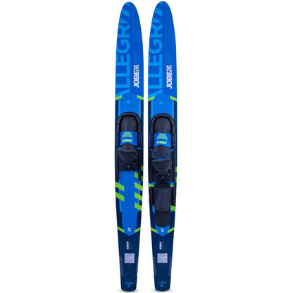 Jobe Allegre 67-inch Adult Recreational Combo Water Skis (Blue)