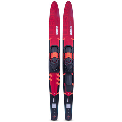 Jobe Allegre 67-inch Adult Recreational Combo Water Skis (Red)