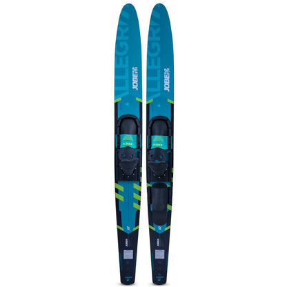 Jobe Allegre Combo Adult Recreational Water Skis 59 Inch (Teal)