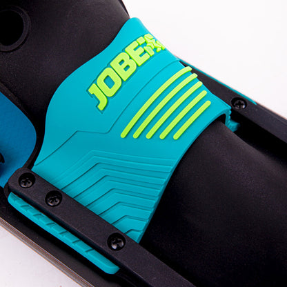 Jobe Allegre Combo Adult Recreational Water Skis 59 Inch (Teal)