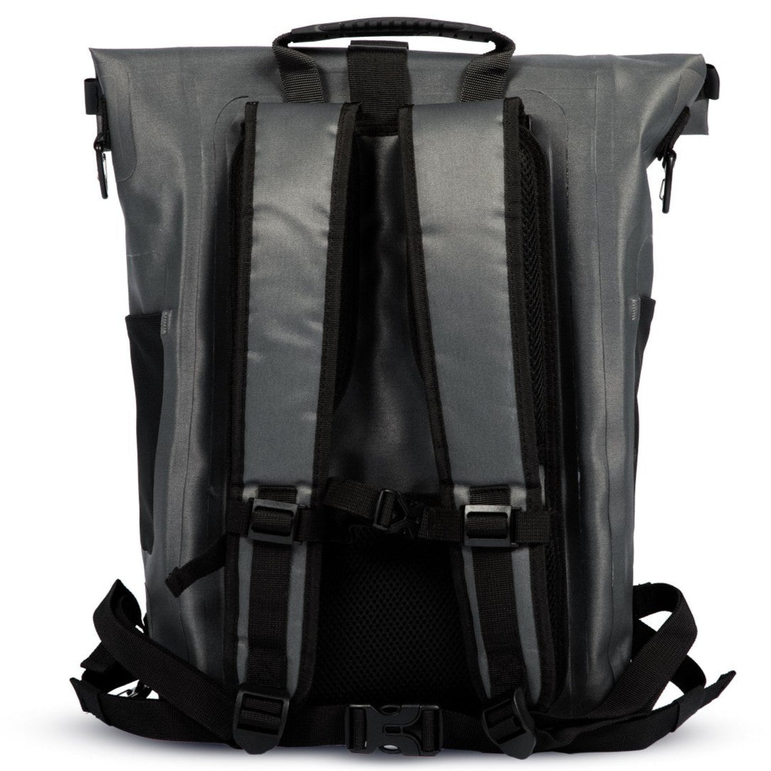 Jobe 20-Litre Waterproof Roll Top Dry Bag Backpack (Grey)