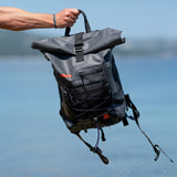 Jobe 20-Litre Waterproof Roll Top Dry Bag Backpack (Grey)