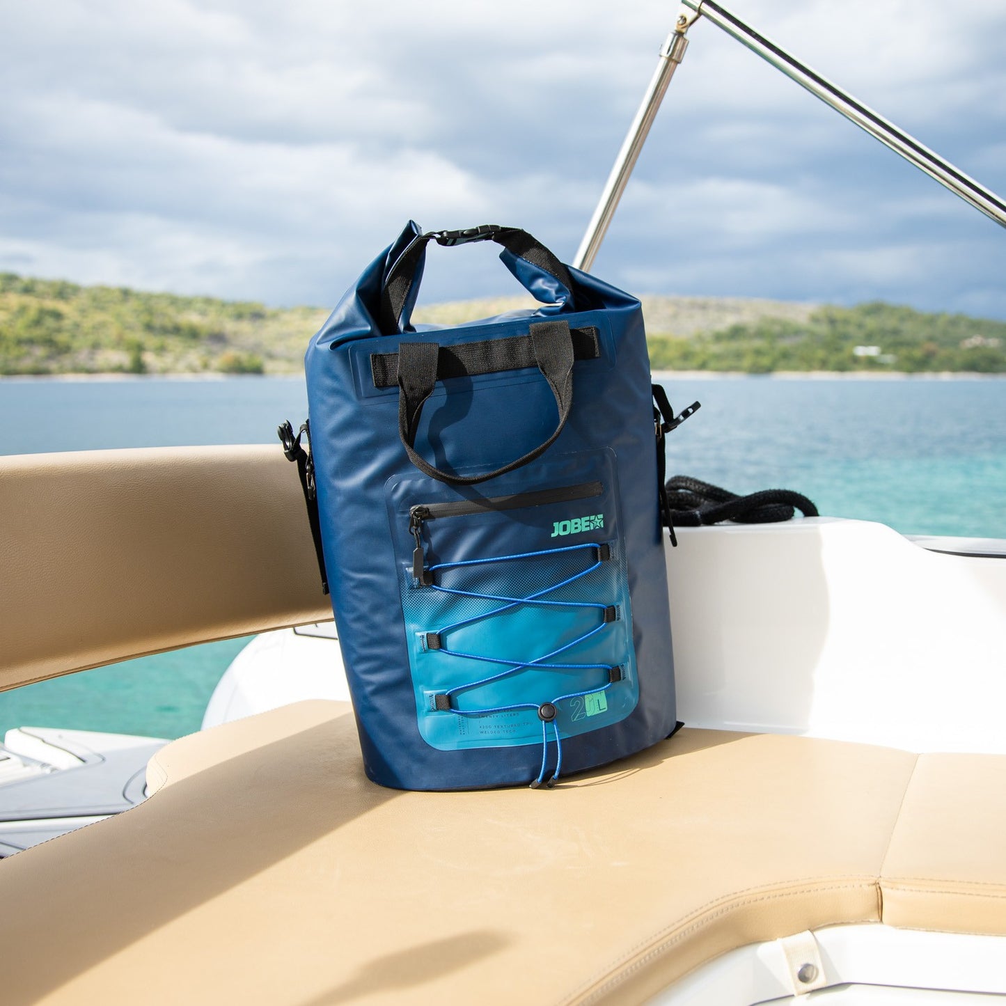 Jobe 20-Litre Waterproof Roll-Top Cooler Bag Backpack 51 x 35cm