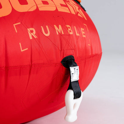 Jobe Rumble 46-Inch 1-Person Multi-Position Inflatable Towable Ski Tube (Red)