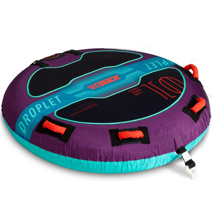Jobe Droplet Round 1-Person Inflatable Towable Ski Tube (Purple)