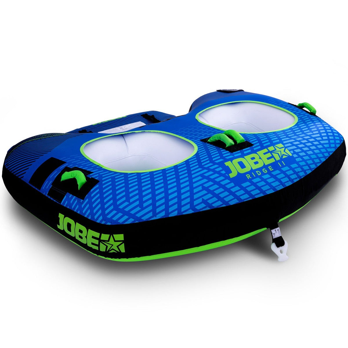 Jobe Ridge 2-Person Inflatable Towable Ski Tube (Black/Blue)