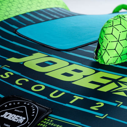 Jobe Scout 2-Person Inflatable Towable Ski Tube Blue/Green