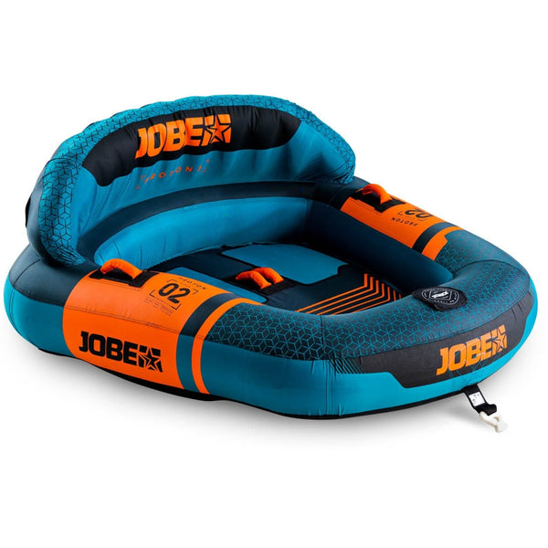 Jobe Proton 2-Person Inflatable Towable Ski Tube Blue/Orange