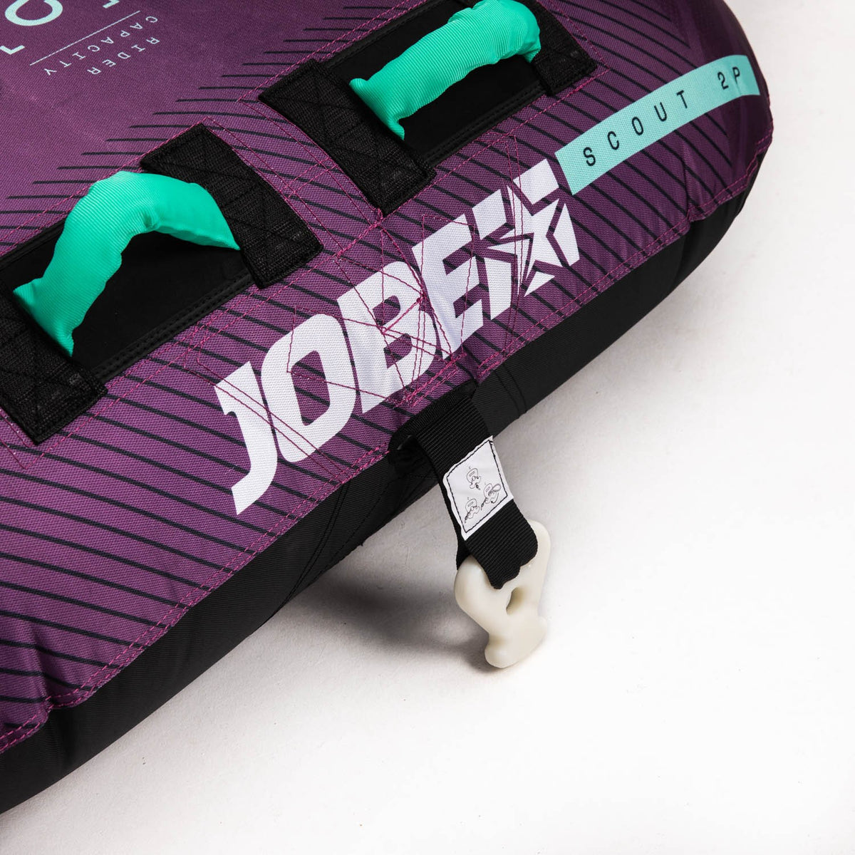 Jobe Scout 2-Person Inflatable Towable Ski Tube (Black/Purple)
