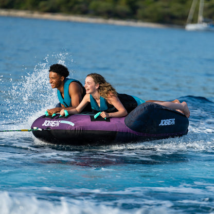 Jobe Scout 2-Person Inflatable Towable Ski Tube (Black/Purple)