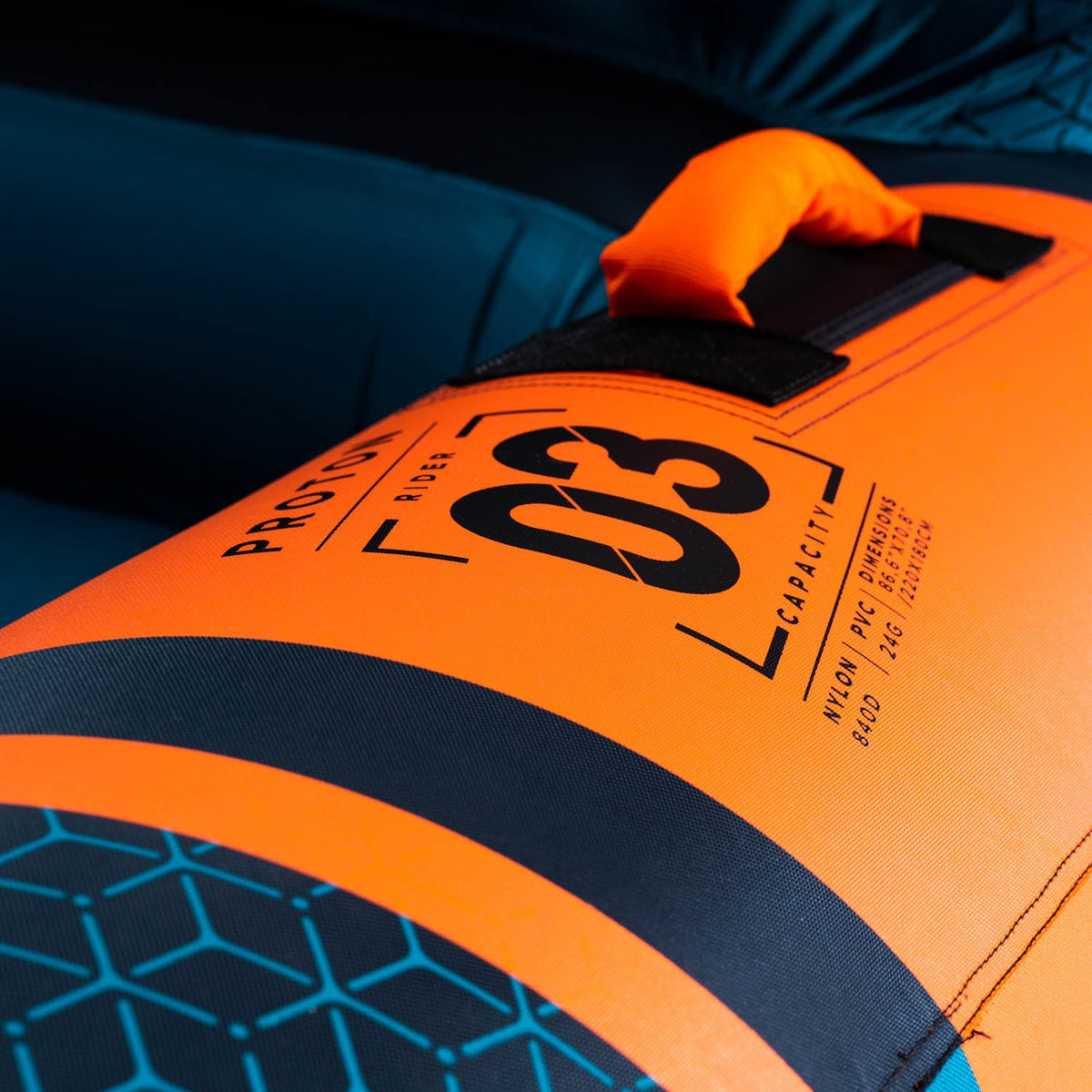 Jobe Proton 3-Person Towable Inflatable Tube (Orange/Blue)
