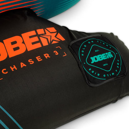 Jobe Chaser 3-Person Hot Dog Style Inflatable Towable Ski Tube