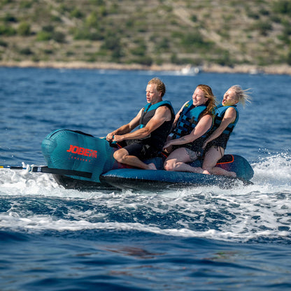 Jobe Chaser 3-Person Hot Dog Style Inflatable Towable Ski Tube