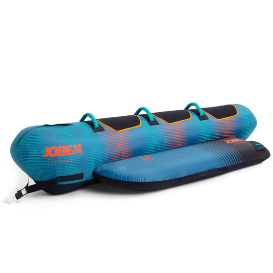 Jobe Chaser 3-Person Hot Dog Style Inflatable Towable Ski Tube