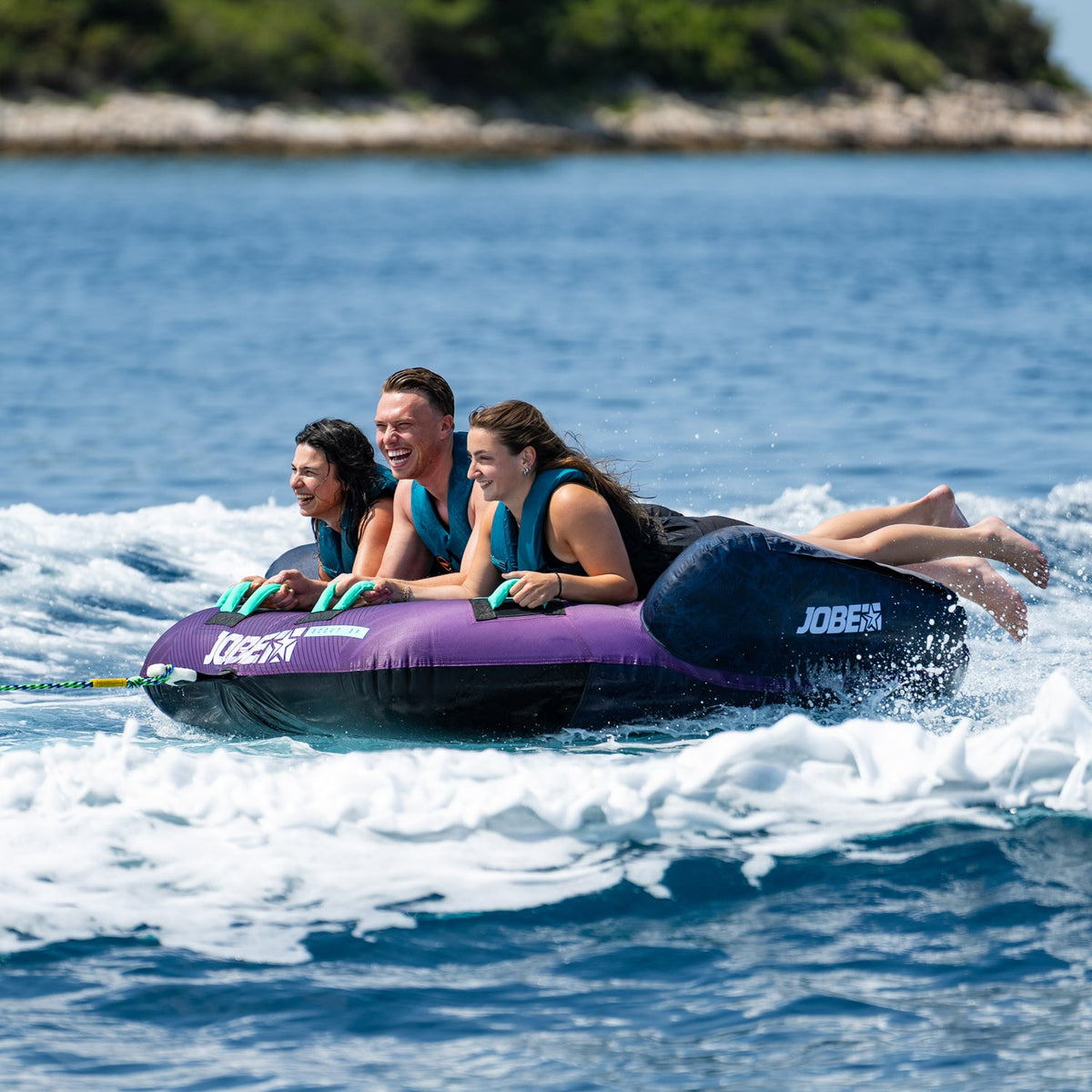 Jobe Scout 3-Person Inflatable Towable Ski Tube (Purple/Black)