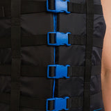 Jobe Dual 4 Buckle Unisex Adult Nylon Entry-Level 50N Life Jacket Vest (Blue)