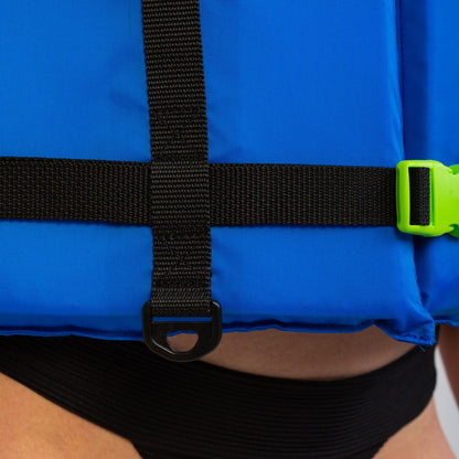 Jobe Universal Front Entry 50N Nylon Adult Life Jacket Vest (Blue)