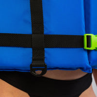 Jobe Universal Front Entry 50N Nylon Adult Life Jacket Vest (Blue)