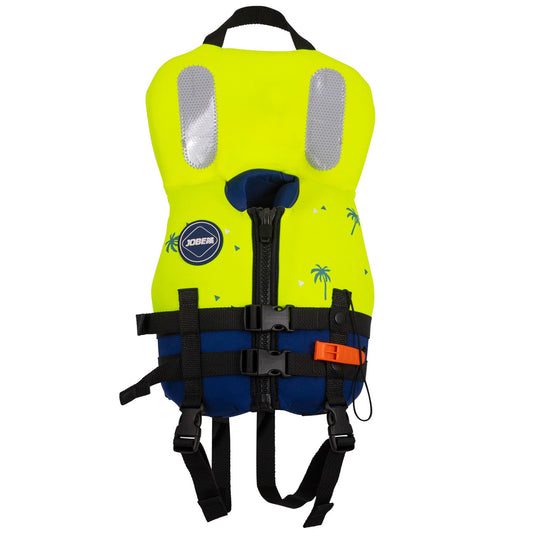 Jobe Yellow 100N Small Kids Unisex Reflective Neoprene Safety Life Jacket Vest