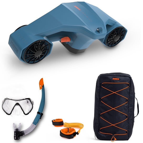 Jobe Infinity Underwater Electric Seascooter Pro Package with Snorkel and Mask
