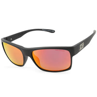 Dirty Dog Furnace Satin Black/Red Fusion Mirror Polarised Unisex Sunglasses 53568