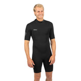 Jobe Atlanta Men's 2mm Neoprene Springsuit Shorty Wetsuit (Black)