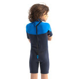 Jobe Boston 2mm Neoprene Unisex Kids Springsuit Shorty Wetsuit (Blue)