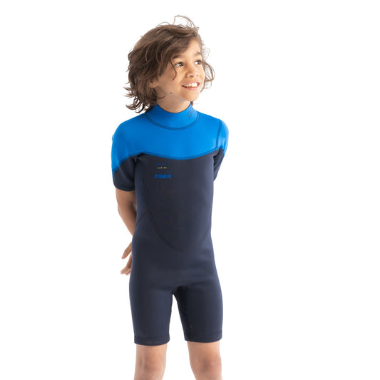 Jobe Boston 2mm Neoprene Unisex Kids Springsuit Shorty Wetsuit (Blue)