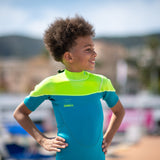 Jobe Boston 2mm Neoprene Unisex Kids Springsuit Shorty Wetsuit (Teal)