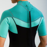 Jobe Sofia Womens 3/2mm Neoprene Springsuit Shorty Wetsuit (Vintage Teal)