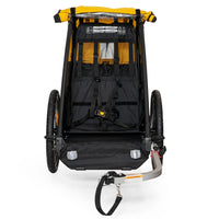 Burley Bee Single Seat Bike and E-Bike Compatible Kids Bike Trailer (2023 Model)