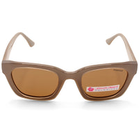 North Beach Lalani Crystal Brown/Brown Womens Polarised Sunglasses 70709