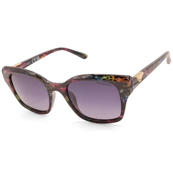 North Beach Vaima Purple Tortoise/Grey Gradient Womens Polarised Sunglasses 70702