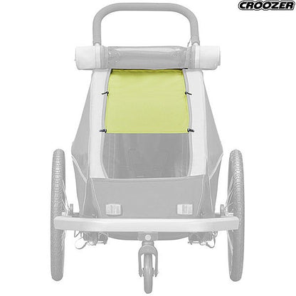 Croozer Bike Trailer Sun Cover For Croozer Kid for 1 - 2014- (Green)