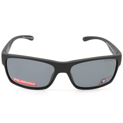 Dirty Dog Furnace Satin Black/Grey Polarised Unisex Sunglasses