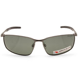 North Beach Tilapia Matte Gunmetal/Green Polarised Men's Metal Sunglasses 70474