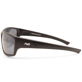 North Beach Gooper Satin Black/Grey Flash Mirror Men's Polarised Sunglasses 70731
