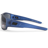 Dirty Dog Muffler Satin Blue/Grey Polarised Men's Sports Sunglasses 53693
