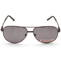 North Beach Fugu Satin Gunmetal/Grey Unisex Polarised Sunglasses 70695