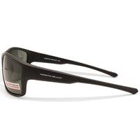 North Beach Biringo Matte Black/Green Men's Polarised Sunglasses 70624