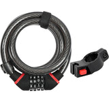 Zefal K-Traz C6 180cm Combination Code Steel Cable Bike Lock