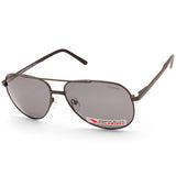 North Beach Fugu Satin Gunmetal/Grey Unisex Polarised Sunglasses 70695