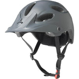 Triple 8 Compass Sweatsaver Bike Helmet with Size Adjustment Dial (Gunmetal Rubber)