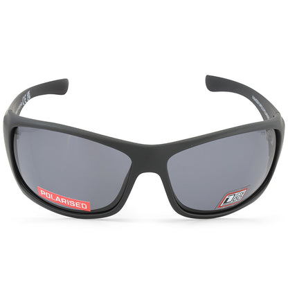 Dirty Dog Icicle Satin Black/Grey Polarised Men's Extra-Large Sunglasses