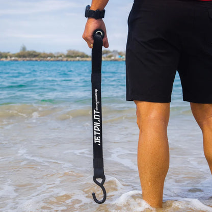 Jetpilot 70cm Strog Arm Ergonomic Dragging Strap with Handle and Hook (Black)